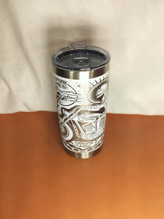 Cyberpunk Rider 20 oz Tumbler
