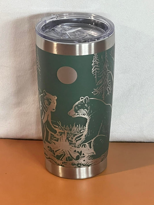 Bears Camping 20 oz Tumbler
