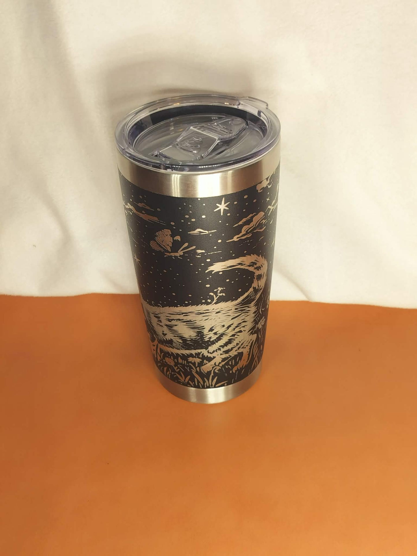 Cat Chasing Butterflies 20 oz