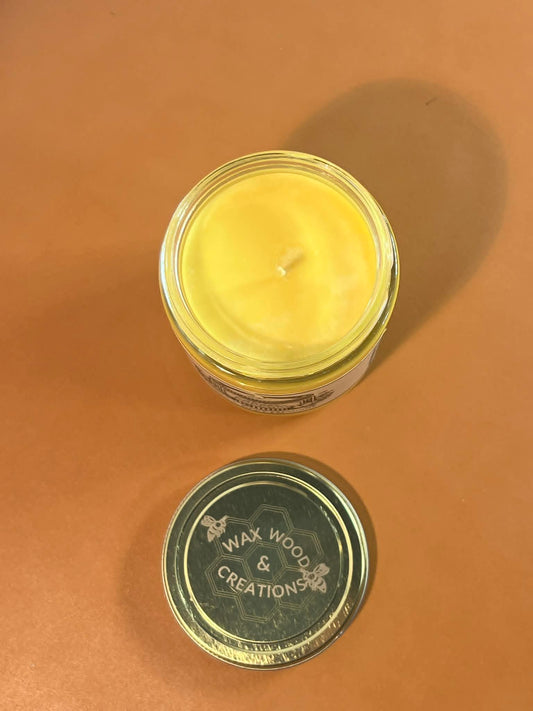 Caramel Popcorn Candle Soy Wax 8 oz