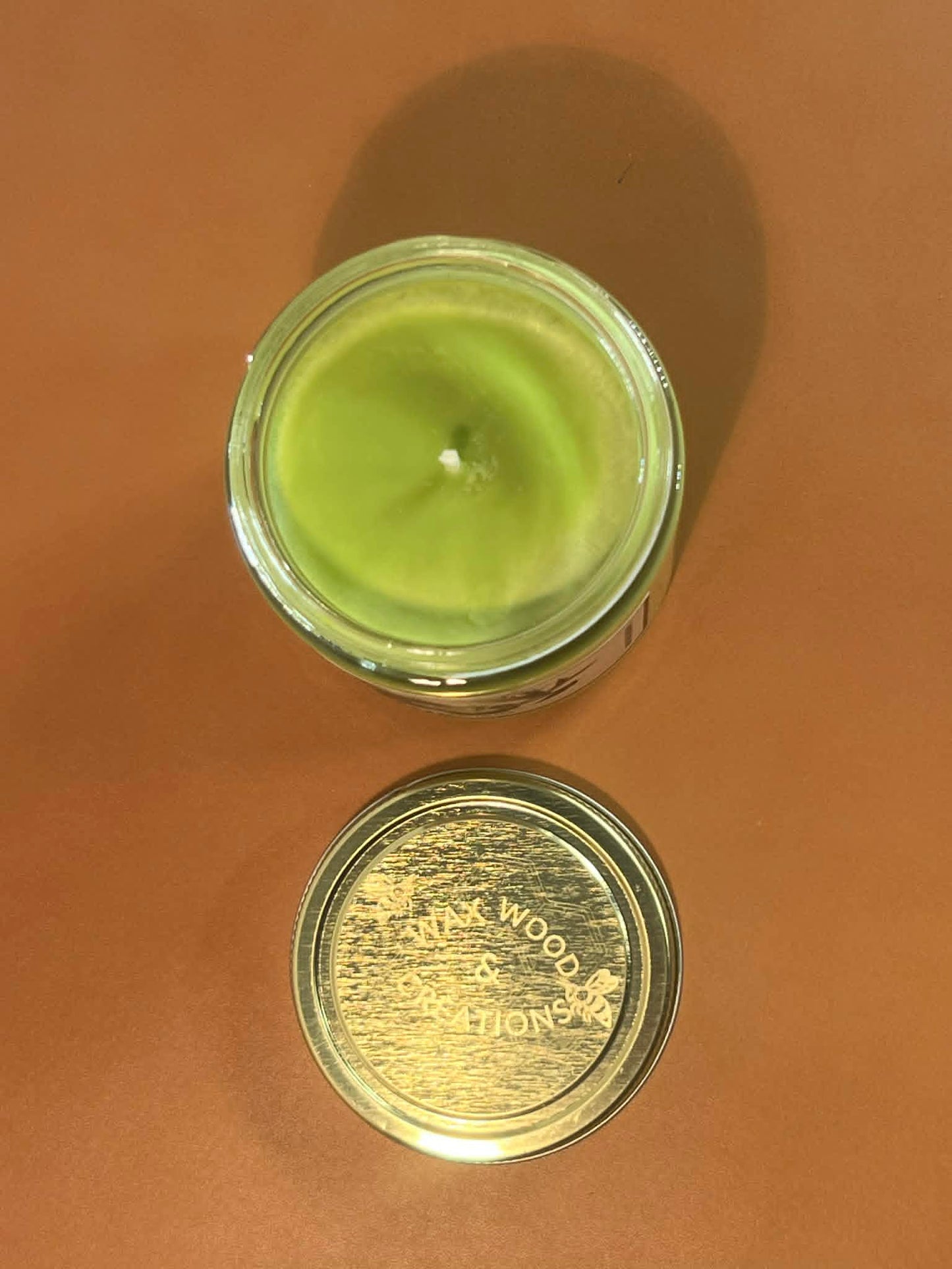 Green Tea Lemongrass Candle Soy Wax 8 oz