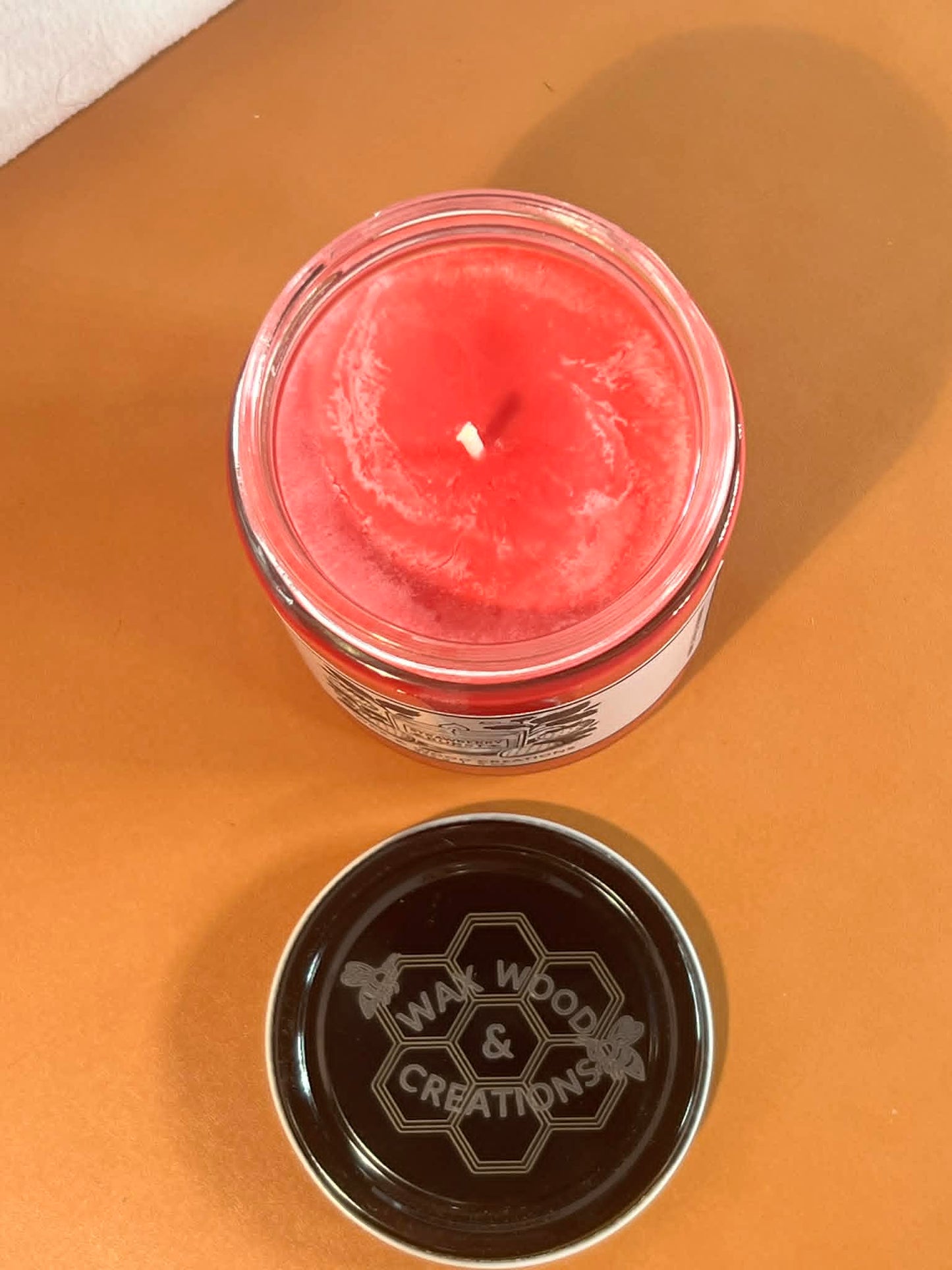 Strawberry Burst Candle Soy Wax 8 oz
